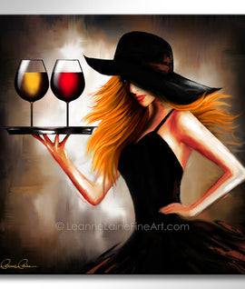 Pick Your Poison - Red Edition wine art from Leanne Laine Fine Art