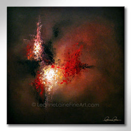 Red Rust wine art from Leanne Laine Fine Art