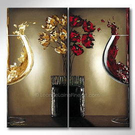 Aroma Therapy wine art from Leanne Laine Fine Art