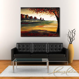Solace wine art from Leanne Laine Fine Art
