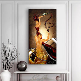 You Will Always Be wine art from Leanne Laine Fine Art