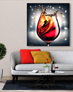 Crush It - Kindled wine art from Leanne Laine Fine Art