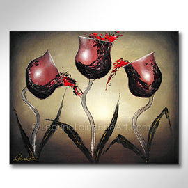 Thru Rose Colored Glasses wine art from Leanne Laine Fine Art