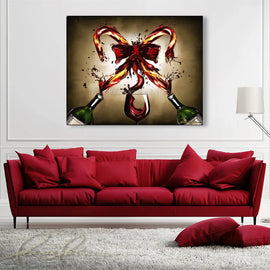 Candywine wine art from Leanne Laine Fine Art