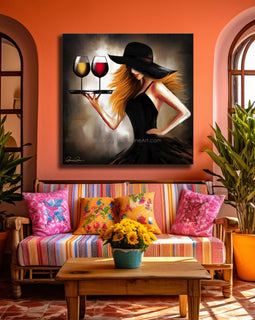 Pick Your Poison - Red Edition wine art from Leanne Laine Fine Art