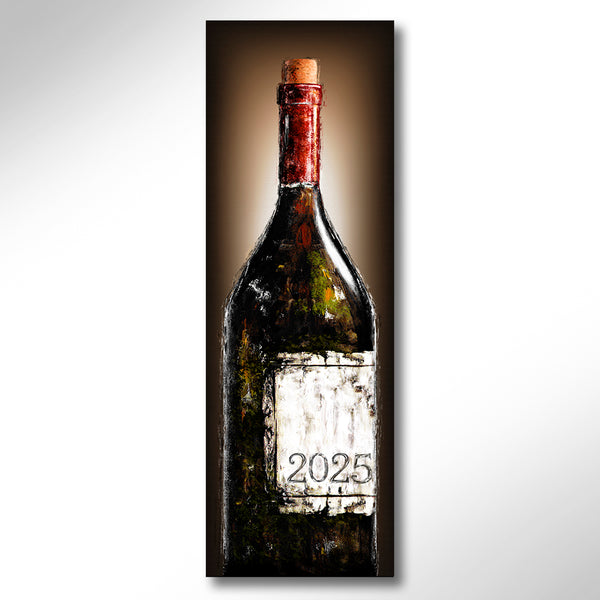 One Fine Wine (customizable) wine art from Leanne Laine Fine Art