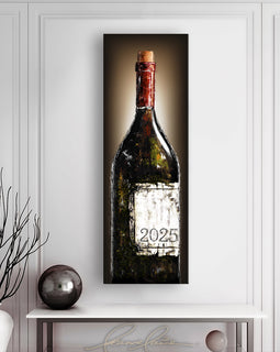 One Fine Wine (customizable) wine art from Leanne Laine Fine Art