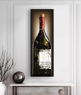 One Fine Wine (customizable) wine art from Leanne Laine Fine Art