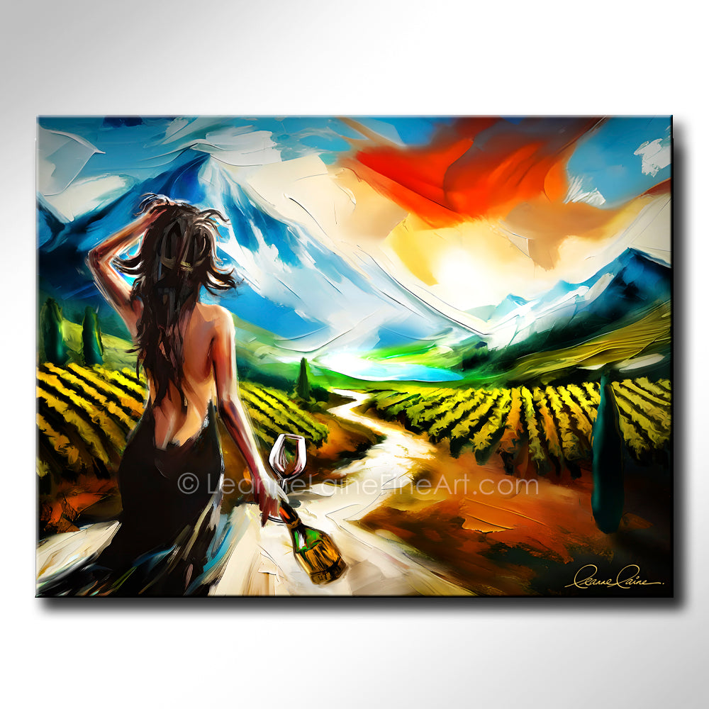 Black Sheep Vines | Girl Healing Journey Leanne Laine Fine Art