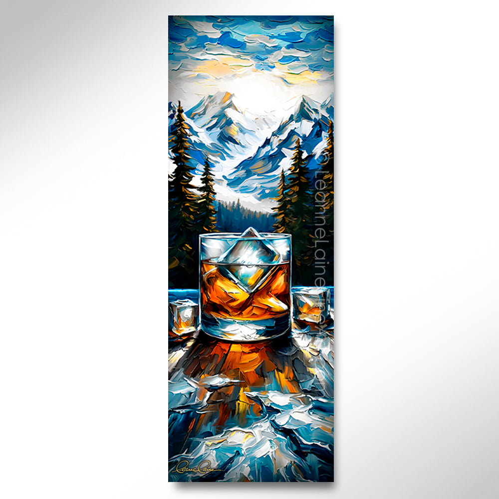 Beyond The Rocks | Whiskey Glass Mountain Leanne Laine Fine Art