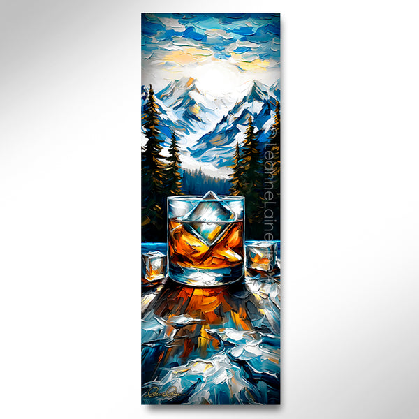 Beyond the Rocks whiskey bourbon art from Leanne Laine Fine Art