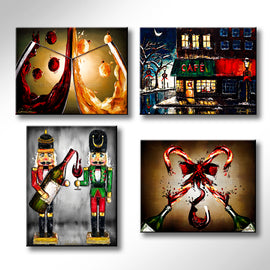 Holiday Bundle - Set of Four Canvases