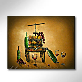 A Generation of Winemakers wine art from Leanne Laine Fine Art