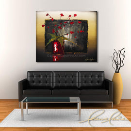 A Special Arrangement wine art from Leanne Laine Fine Art