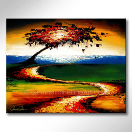Trail to Serenity wine art from Leanne Laine Fine Art