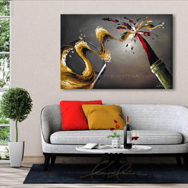 Within Riesling wine art from Leanne Laine Fine Art