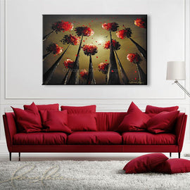 Forest of Freedom wine art from Leanne Laine Fine Art
