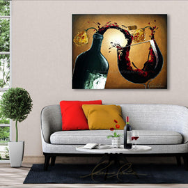 Cedar, Spice and Everything Nice wine art from Leanne Laine Fine Art