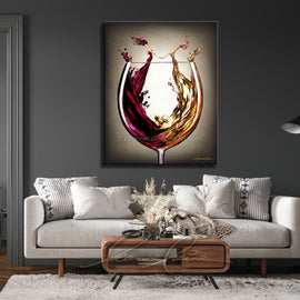 Ring Around The Rosé - Everlasting wine art from Leanne Laine Fine Art