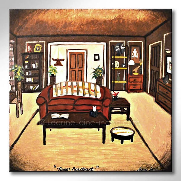 Ross's Apartment | NBC Friends TV Art Leanne Laine Fine Art