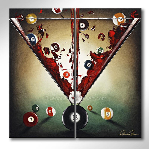 Circle Splash canvas art