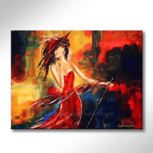 Voluptuous Soul | Woman Singing Art Leanne Laine Fine Art