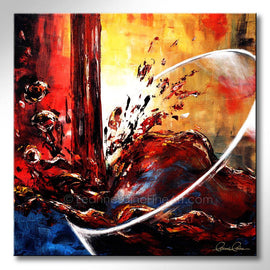 Sun Kissed wine art from Leanne Laine Fine Art