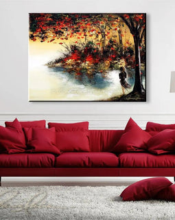 Soul Searching wine art from Leanne Laine Fine Art