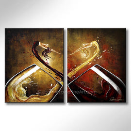 Sugar and Spice wine art from Leanne Laine Fine Art