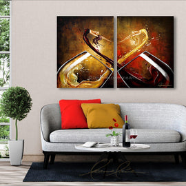 Sugar and Spice wine art from Leanne Laine Fine Art