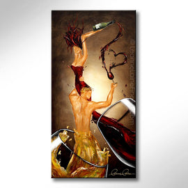 You Will Always Be wine art from Leanne Laine Fine Art