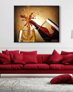 Celebrating Sauvignon wine art from Leanne Laine Fine Art