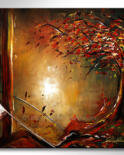 Autumn Blend - Square Edition wine art from Leanne Laine Fine Art