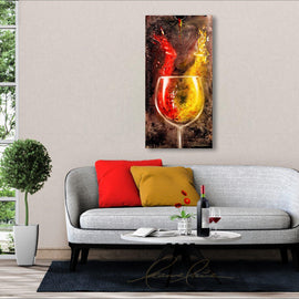 The Belles of Bordeaux wine art from Leanne Laine Fine Art