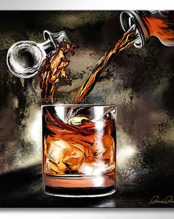 Whisk Me Away wine art from Leanne Laine Fine Art