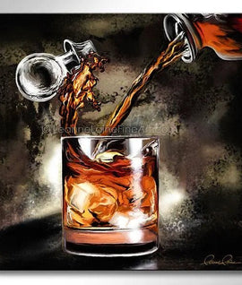 Whisk Me Away wine art from Leanne Laine Fine Art