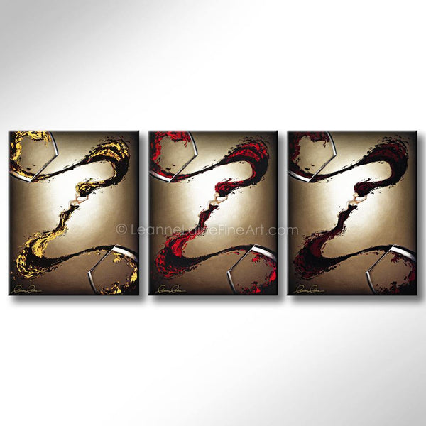 The Body Collection wine art from Leanne Laine Fine Art