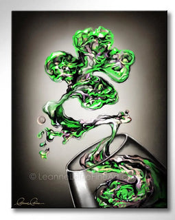 Irish For Wine wine art from Leanne Laine Fine Art