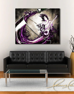 A Toast to a Rock Star wine art from Leanne Laine Fine Art