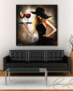 Pick Your Poison - Blonde Edition wine art from Leanne Laine Fine Art