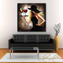 Pick Your Poison - Blonde Edition wine art from Leanne Laine Fine Art