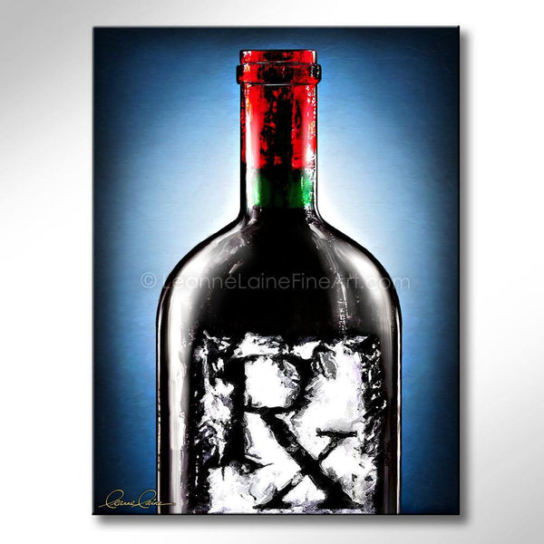 For A VERY Special Occasion wine art from Leanne Laine Fine Art