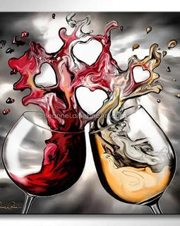 Unconditional wine art from Leanne Laine Fine Art