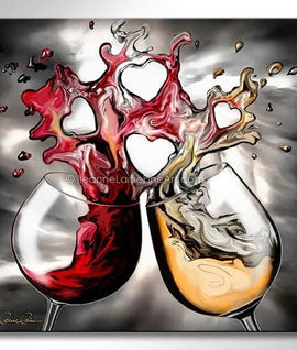 Unconditional wine art from Leanne Laine Fine Art