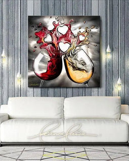 Unconditional wine art from Leanne Laine Fine Art