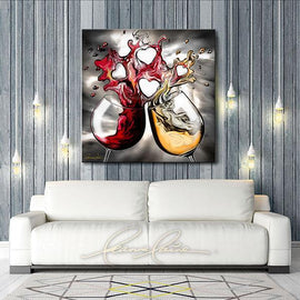 Unconditional wine art from Leanne Laine Fine Art
