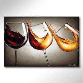 Fashionably Yours II - Trendsipper wine art from Leanne Laine Fine Art