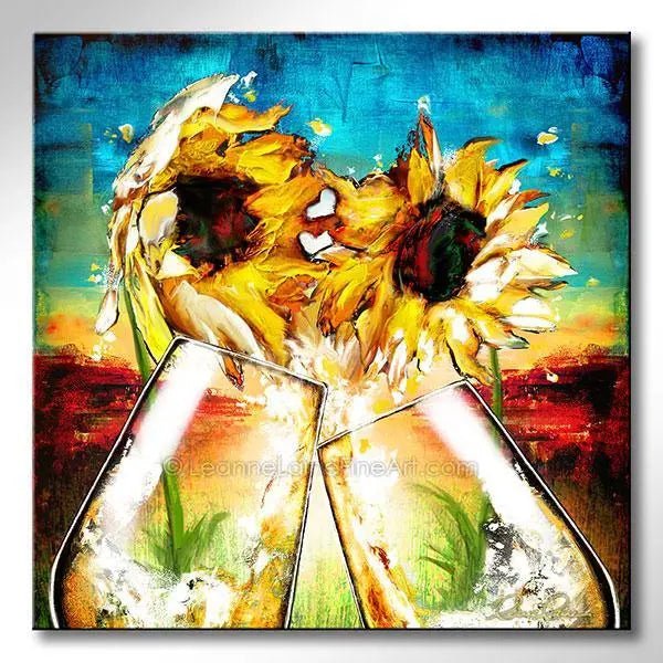 My Only Sunshine | Champagne Sunflower Leanne Laine Fine Art