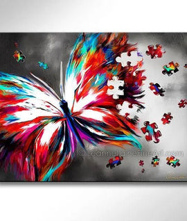 Wings of Wonder wine art from Leanne Laine Fine Art