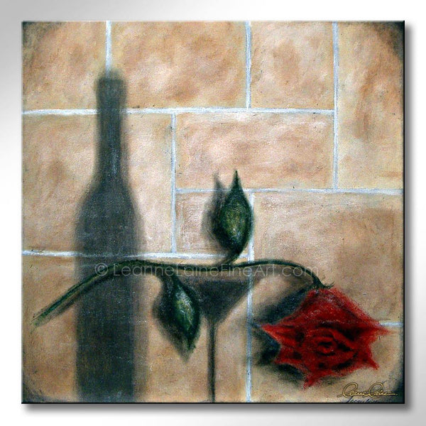 Shadow Interlude wine art from Leanne Laine Fine Art